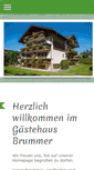 Mobile Screenshot of gaestehaus-brummer.de